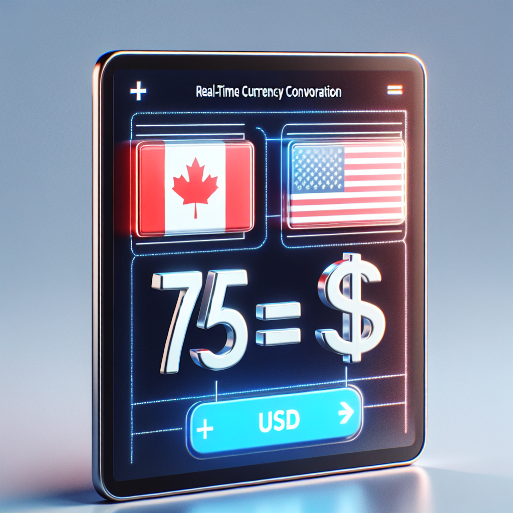 Convert 75 CAD to USD Real-Time Currency Conversion